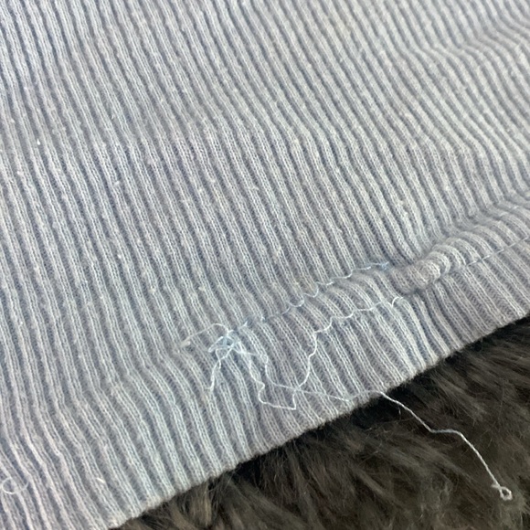 Baby blue ribbed tank top - Picture 7 of 16